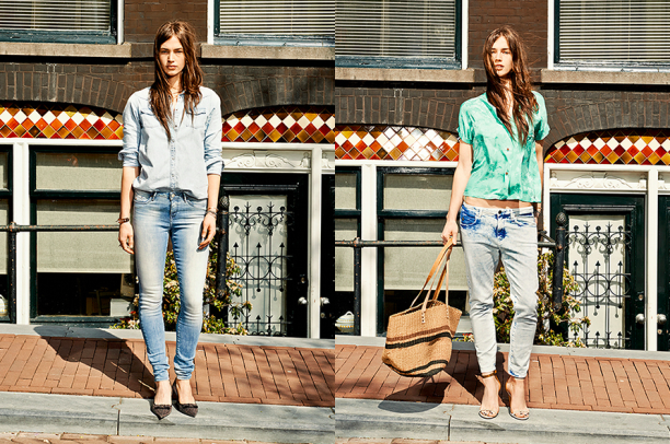 Maison Scotch Amsterdams Blauw