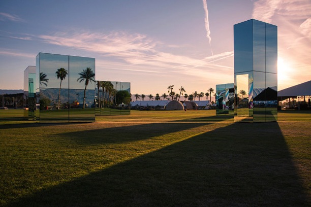 ‘Reflection Field’ at Coachella by Phillip K. Smith