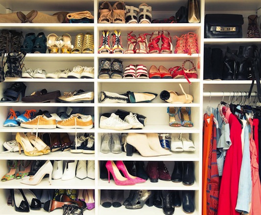 a peek inside: 4 top bloggers shoe closets | because im addicted