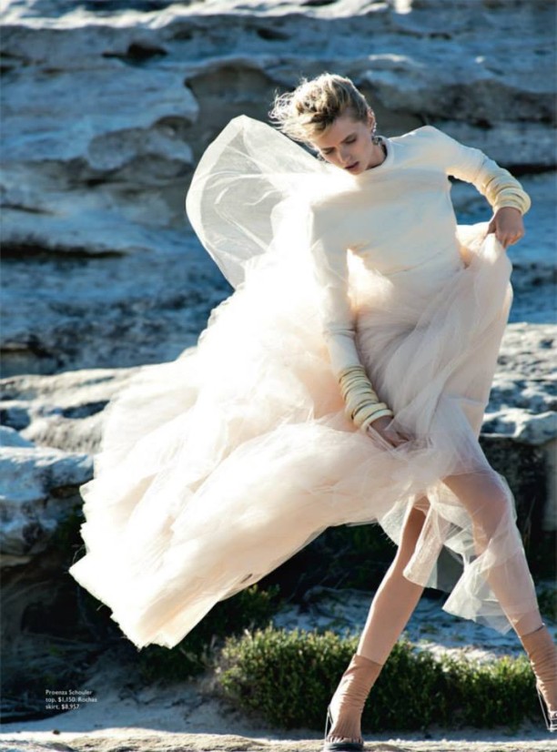 Abbey Lee Kershaw Vogue Australia April 2014