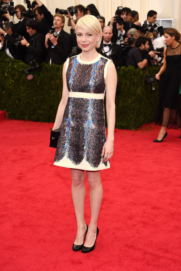 Michelle Williams in Louis Vuitton at The Met Gala 2014